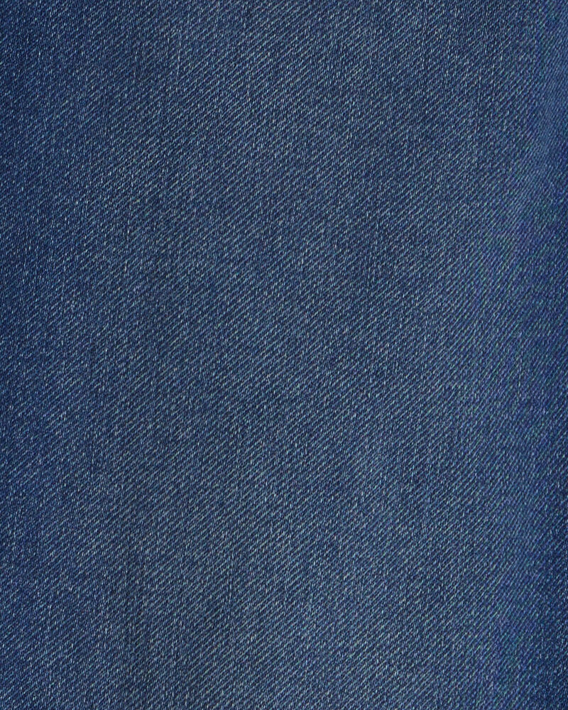 Boys Denim Straight Jeans - Dark Wash, image 4 of 5 slides
