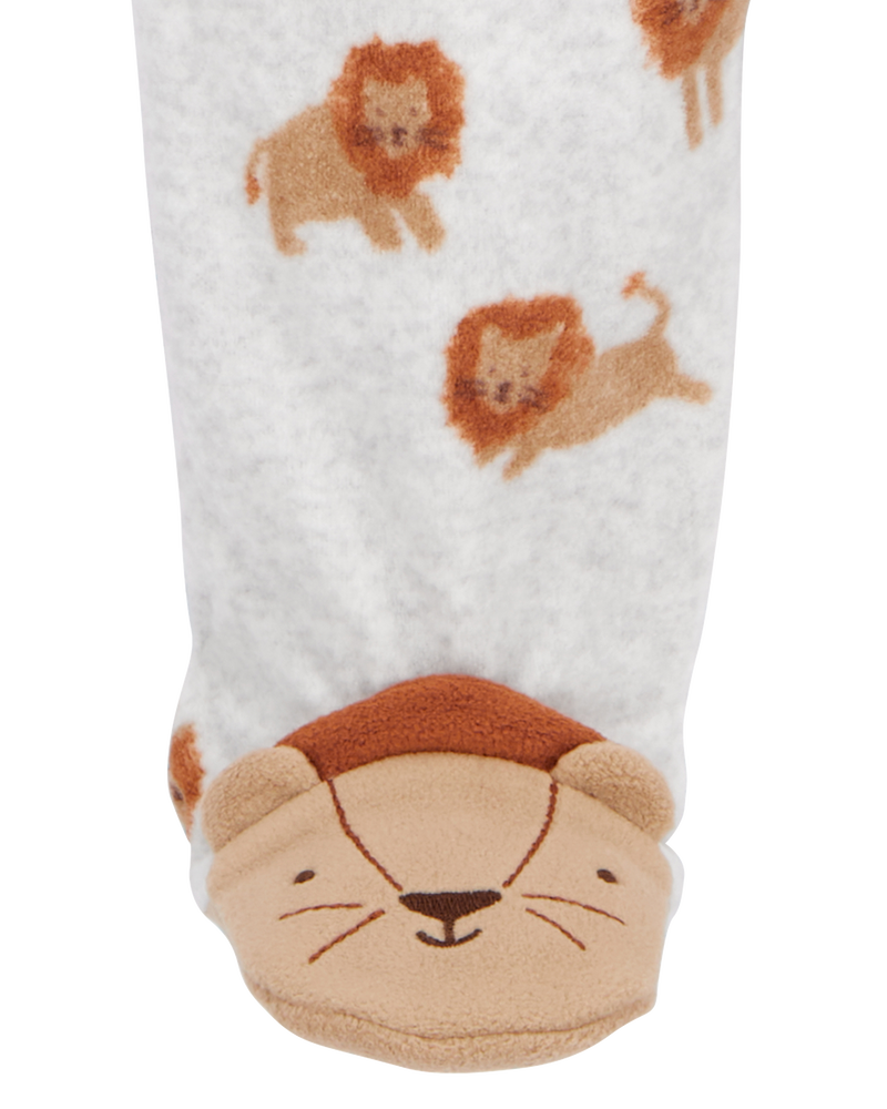 Baby Boys Baby Lion Fleece Zip Up Footie Sleeper Pyjamas 9M Carter s