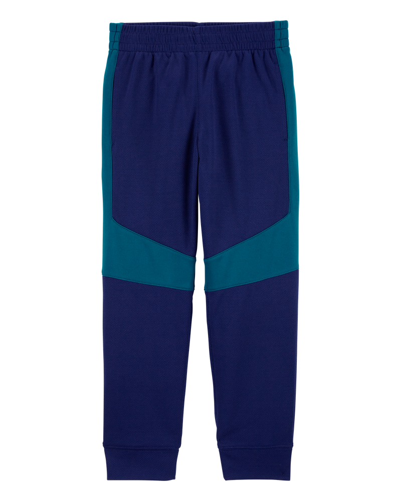 Kid Colourblock Active Mesh Pants - Navy, image 1 of 4 slides