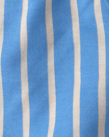 Toddler Boy 2-Piece Seagull Top & Short Set - Brown/Blue, 
