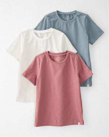 3-Pack Organic Cotton T-Shirts, 
