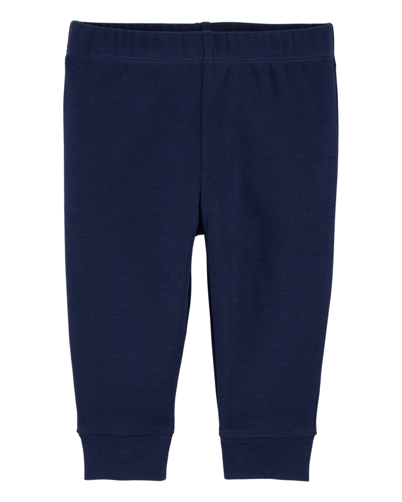 Baby Pull-On Cotton Pants, image 1 of 3 slides