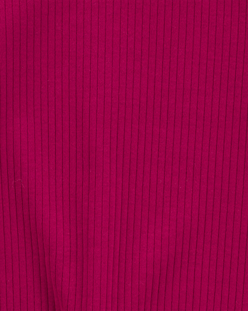 Kid Ribbed Knot Long-Sleeve Top, image 2 of 3 slides