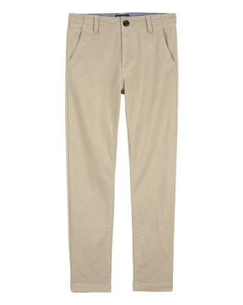 Kid Slim Tapered Chino Pants, 