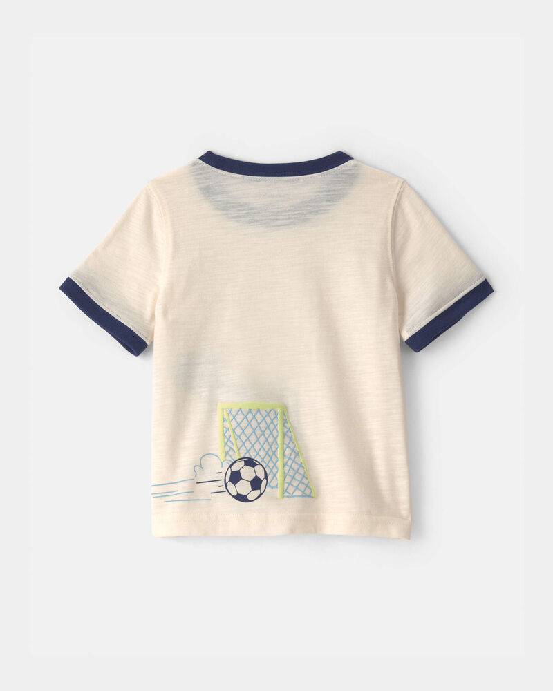 B&eacute;b&eacute; gar&ccedil;on - T-shirt &agrave; imprim&eacute; dinosaure - Cr&egrave;me, image 2 sur 5 diapositives