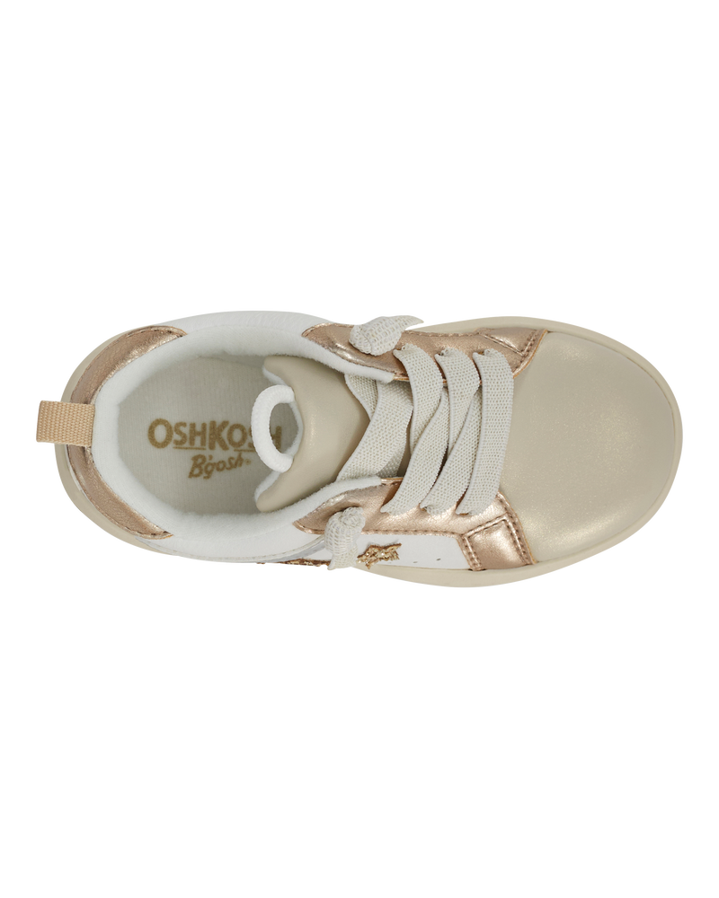 Tout-petit Espadrilles à étoiles à effet métallique - Doré, image 4 sur 7 diapositives