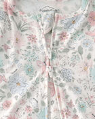 Baby Girl Butterfly Garden 2-Way Zip PurelySoft Sleeper Pyjama, image 4 of 7 slides