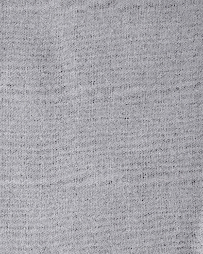 Baby 4-Pack Sheep Print Receiving Blankets - White/Grey, image 5 of 5 slides