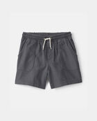 Boys Twill Shorts - Grey, image 1 of 4 slides