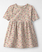 Tout-petit fille - Robe en jersey bouclette de coton biologique, image 1 sur 4 diapositives