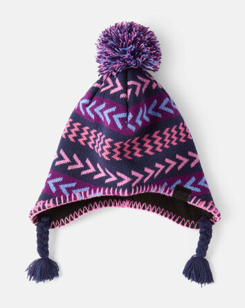 Toddler Girl KOMBI Booster Knit Hat, 