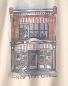 Filles - T-shirt &agrave; imprim&eacute; &laquo;New York City&raquo; - Cr&egrave;me, image 3 sur 3 diapositives