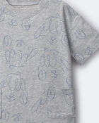 Toddler Otter Pocket Tee - Heather Grey, image 2 of 2 slides