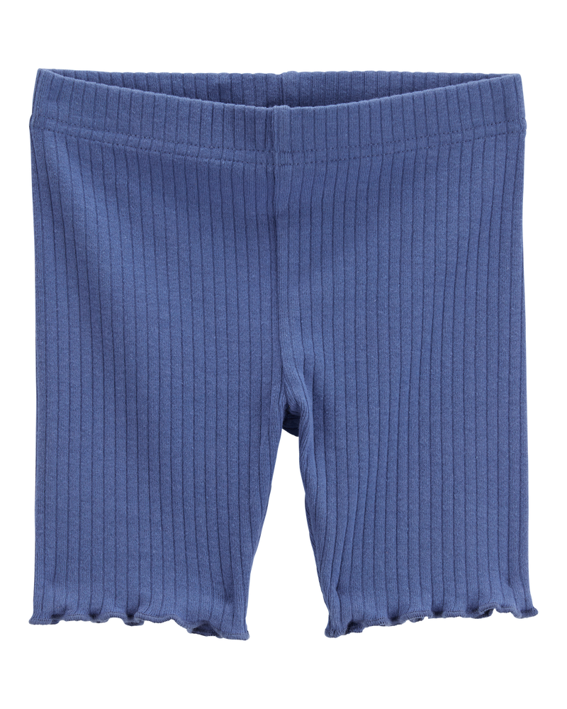 Toddler Ribbed Bike Shorts, image 1 of 4 slides