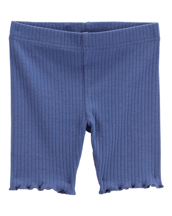 Toddler Ribbed Bike Shorts, 