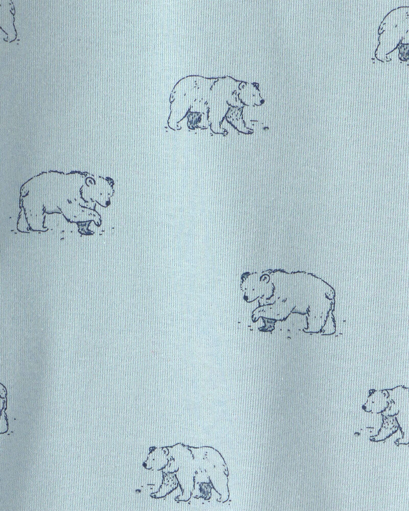 Tout-petit - Pyjama 2 pi&egrave;ces en coton biologique &agrave; motif Ours de No&euml;l, image 3 sur 3 diapositives