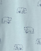 Tout-petit - Pyjama 2 pi&egrave;ces en coton biologique &agrave; motif Ours de No&euml;l, image 3 sur 3 diapositives