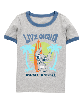 Toddler Stitch Short-Sleeve Graphic Tee - Gray, 