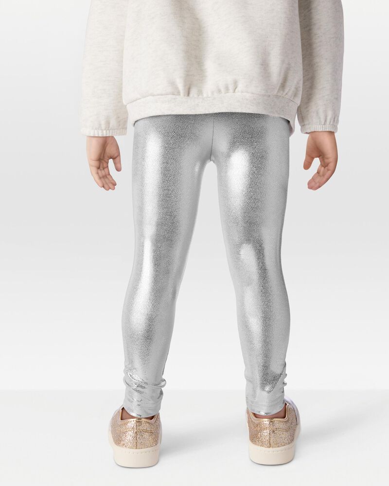 Toddler Metallic Leggings, image 2 of 6 slides