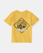 Toddler Tonka Truck Short-Sleeve Graphic Tee - Gold, image 1 of 2 slides