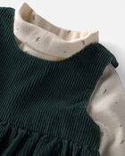 Baby Girl 2-Piece Organic Cotton Corduroy Jumper Set, image 4 of 7 slides