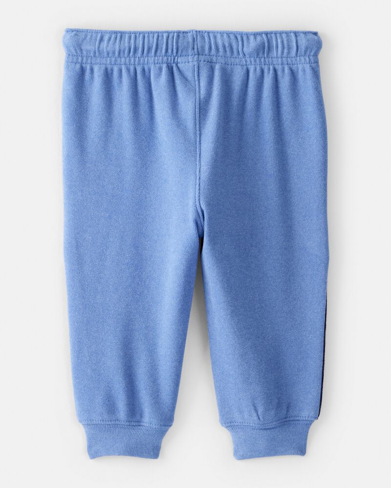 Baby Boy Colourblock Joggers - Blue/Grey, image 2 of 4 slides