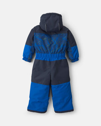 Baby Boy 1 Piece Snowsuit- Royal Blue, 
