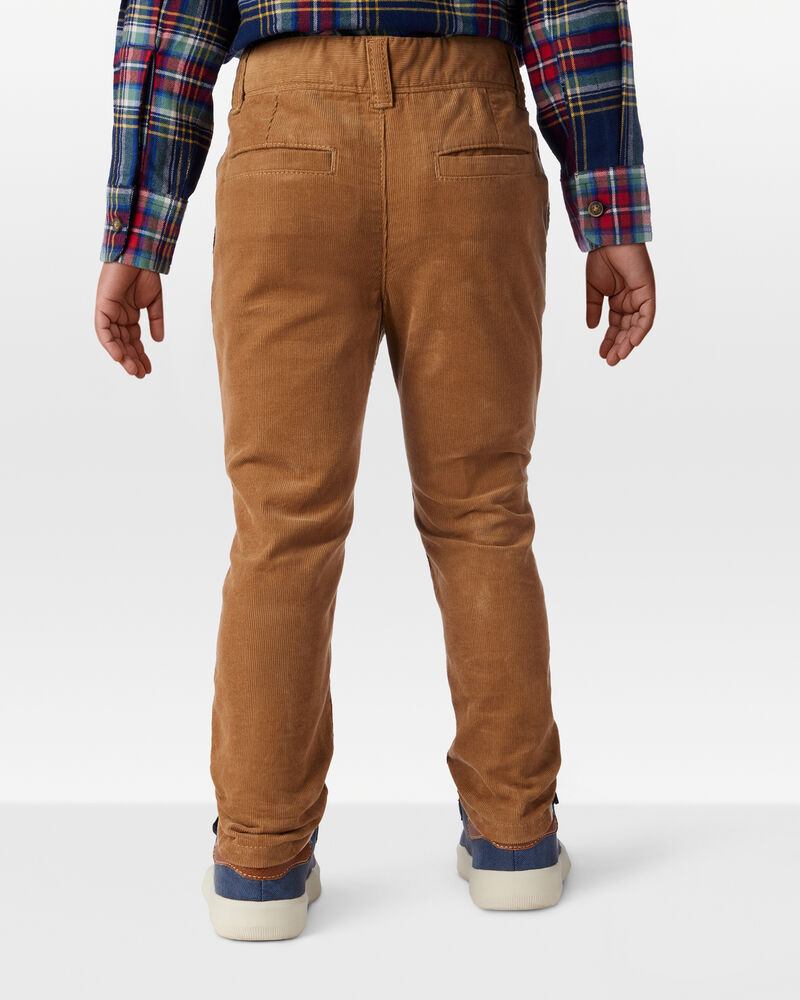 Toddler Boy Corduroy Pants - Brown, image 4 of 6 slides