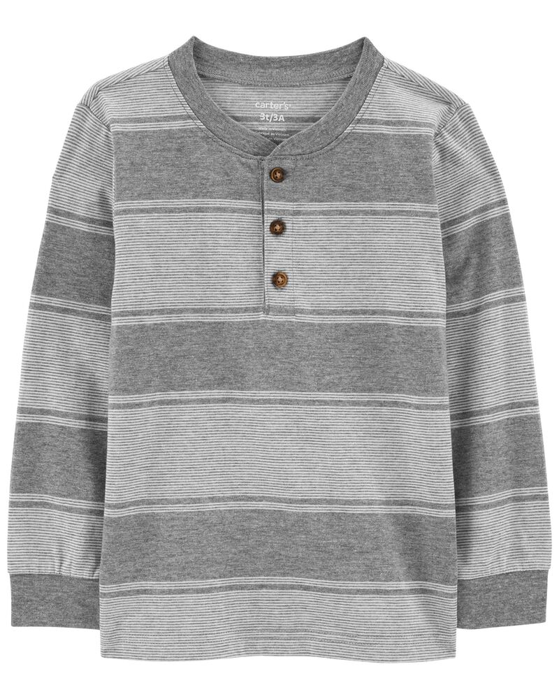 LA Kings Black/Grey Thermal Henley Long Sleeve Shirt – TEAM LA Store