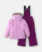 Girls 2 Piece Snowsuit- Lavender, image 2 of 13 slides