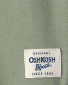 B&eacute;b&eacute; gar&ccedil;on - T-shirt &agrave; col henley &agrave; manches courtes - Vert olive, image 2 sur 2 diapositives