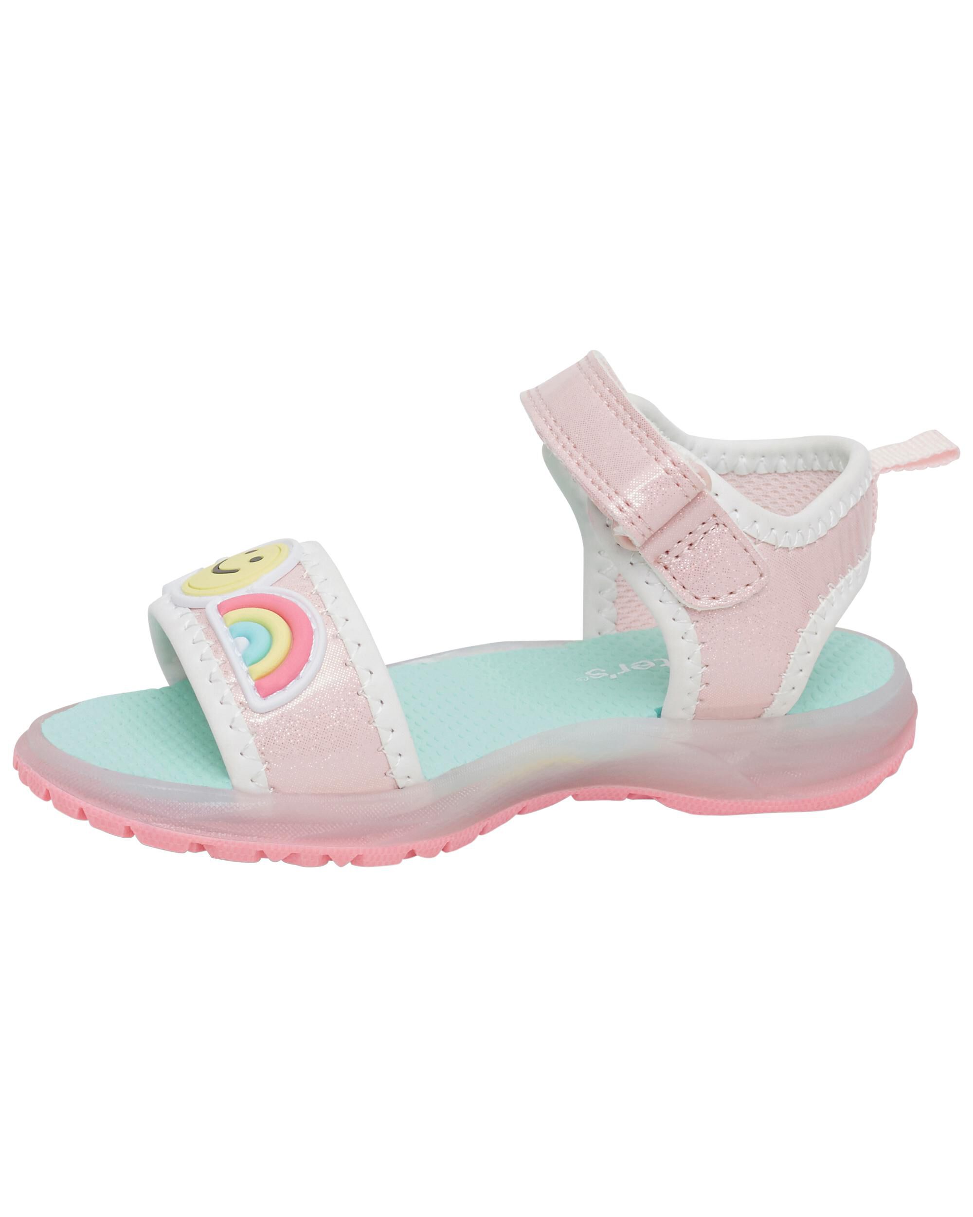 Carter's rainbow shop light up sandals