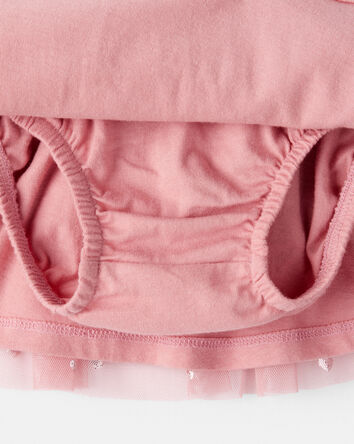 Baby Girl Heart Skirt - Pink, 