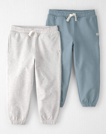 Toddler 2-Pack Organic Cotton French Terry Sweatpants, 