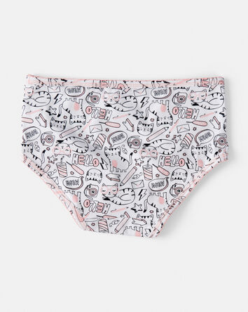 Girls 7-Pack Unicorn Stretch Cotton Undies, 