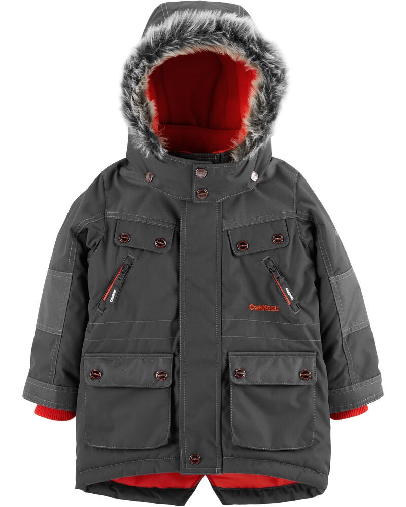 Osh Kosh Boys Little Classic Heavyweight Active Parka Osh Kosh Boys Little Classic Heavyweight Active Parka