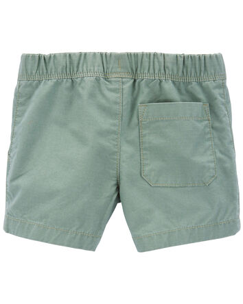 Pull-On Canvas Shorts, 