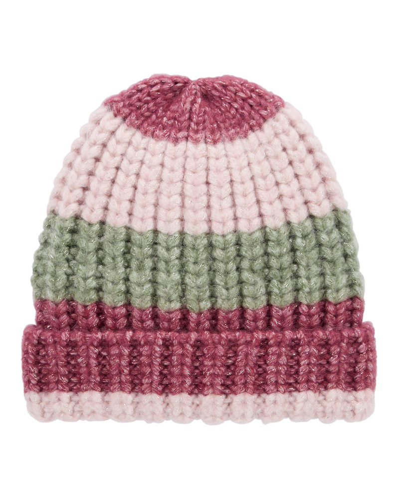 Toddler Striped Beanie, image 1 of 3 slides