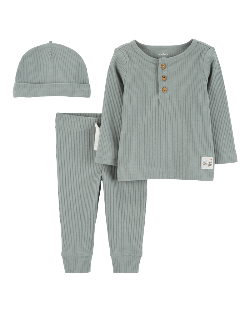 Baby Boys Baby 3 Piece Thermal Outfit Set 9M Carter s