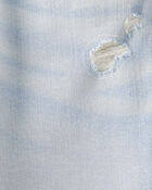 Girls Baggy Wide Leg Jeans - Ozone Wash, image 4 of 6 slides