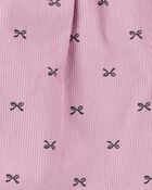 Baby 2-Piece Tee & Bow Corduroy Jumper & Tights Set, image 4 of 6 slides