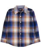 Baby Plaid Button-Front Shirt, image 1 of 4 slides