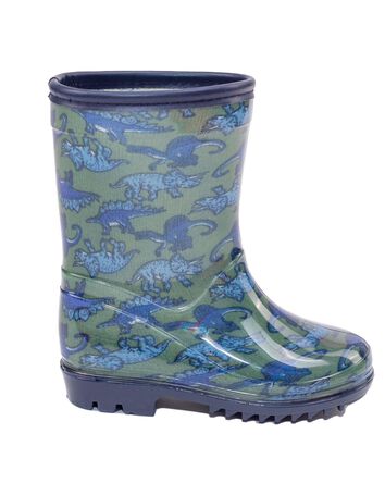 Dino Print Rain Boots, 