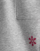 Toddler Girl Mock Neck Long-Sleeve Dress - Grey, image 5 of 6 slides