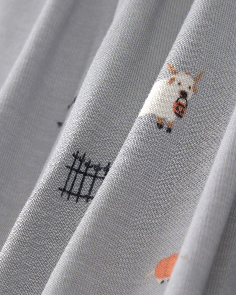 Baby Halloween PurelySoft&trade; 2-Way Zip Sleeper - Grey, image 6 of 9 slides