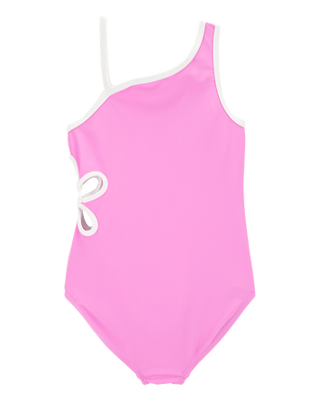 Kid 1-Piece Floral  Cut-Out Swimsuit, 