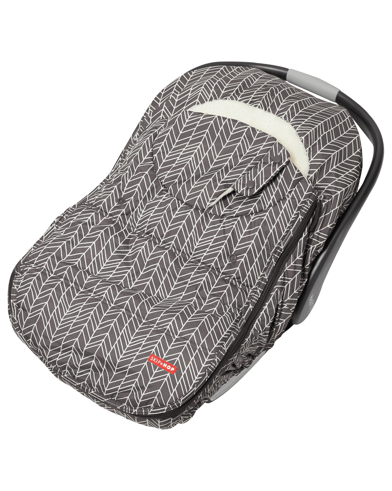 STROLL & GO Car Seat Cover - Grey Feather, image 10 of 10 slides