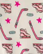Girls 2-Piece Dreamplush Pyjama Set -Hockey, image 2 of 3 slides