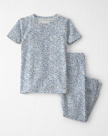 Tout-petit fille - Pyjamas 2 pi&egrave;ces en coton biologique &agrave; motif Pr&eacute; fleuri, 