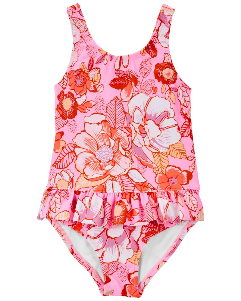 Neon Floral One Piece Swimsuit | carters.com